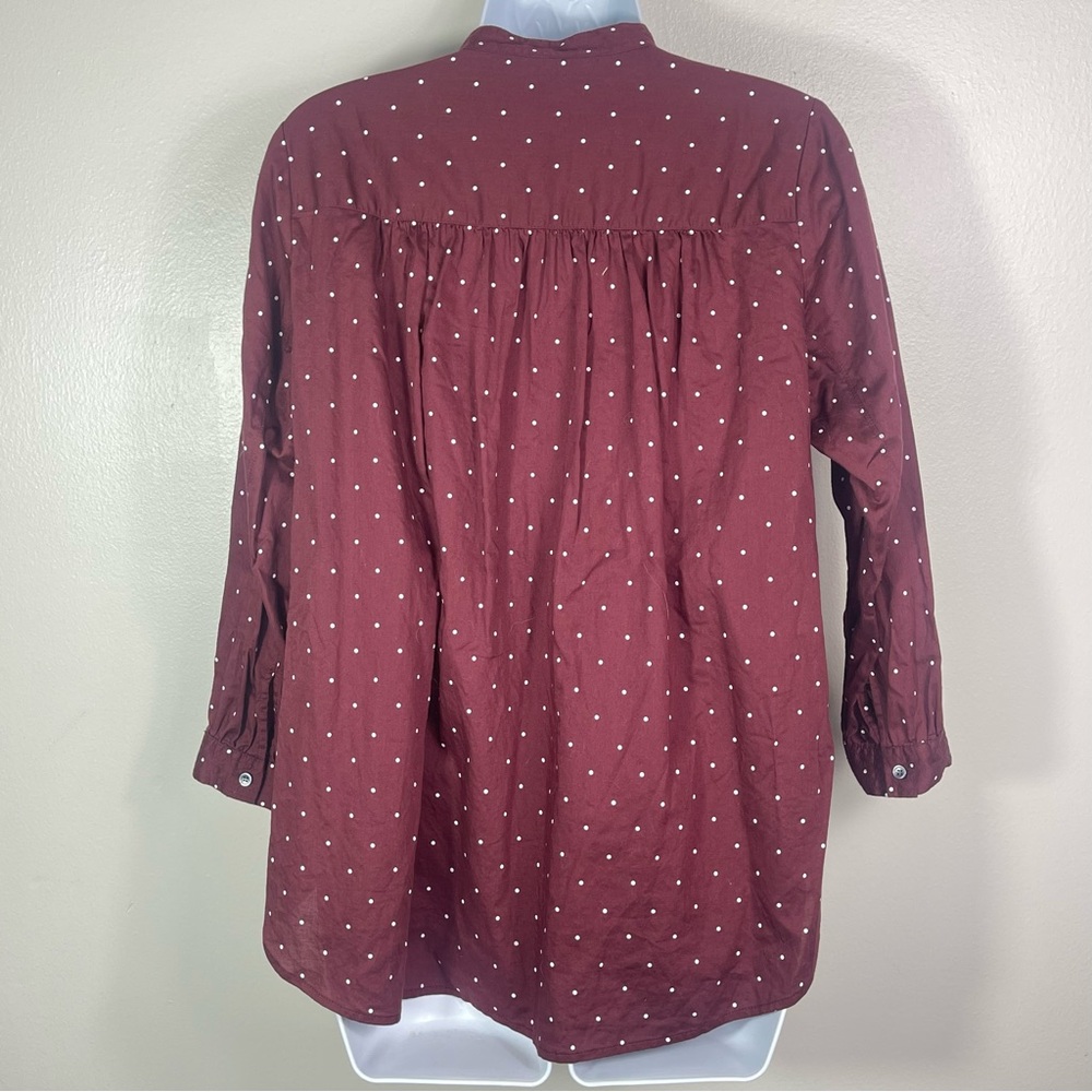 Madewell Preppy Polka Dot Top - Picture 4 of 4